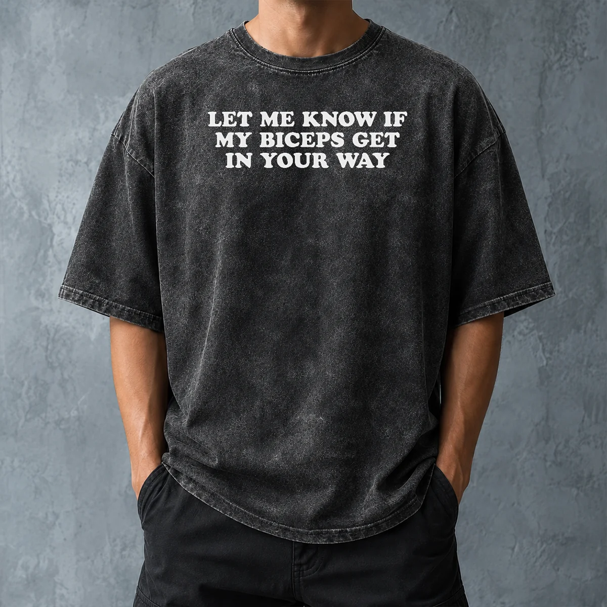 Nice Funny Let Me Know Washed T-Shirt