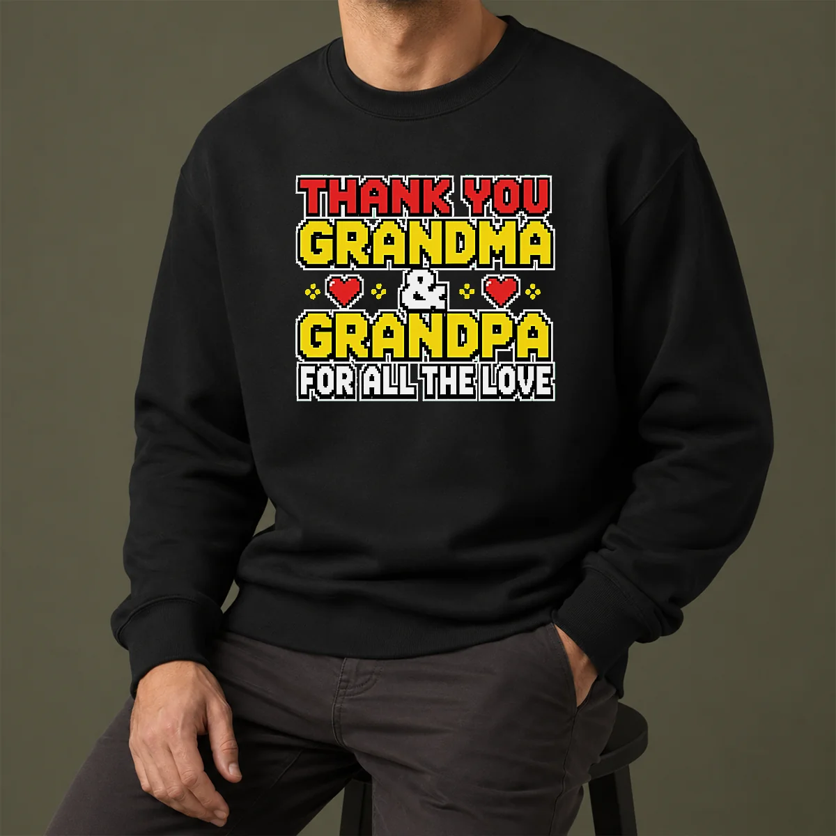 Nice Grandparents Day Appreciation Gift Family Love Sweater