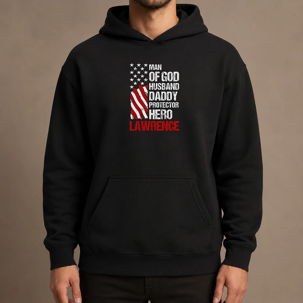 Nice Official Man Of God Husband Dad Protector Hero Hoodie