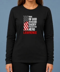 Nice Official Man Of God Husband Dad Protector Hero Long Sleeve Shirt