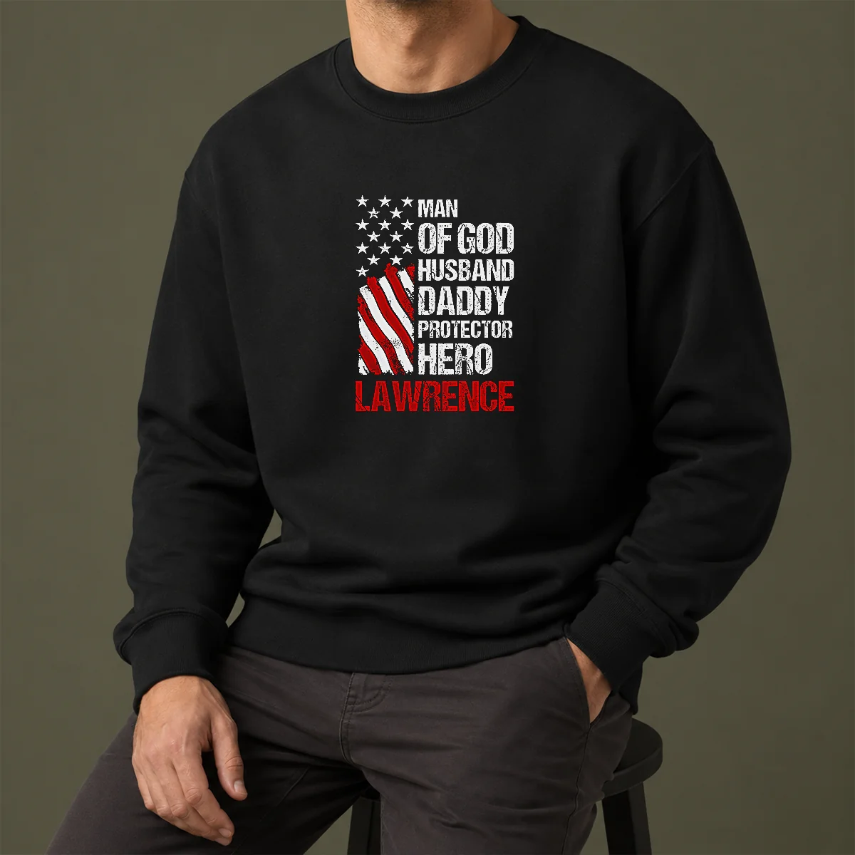 Nice Official Man Of God Husband Dad Protector Hero Sweater