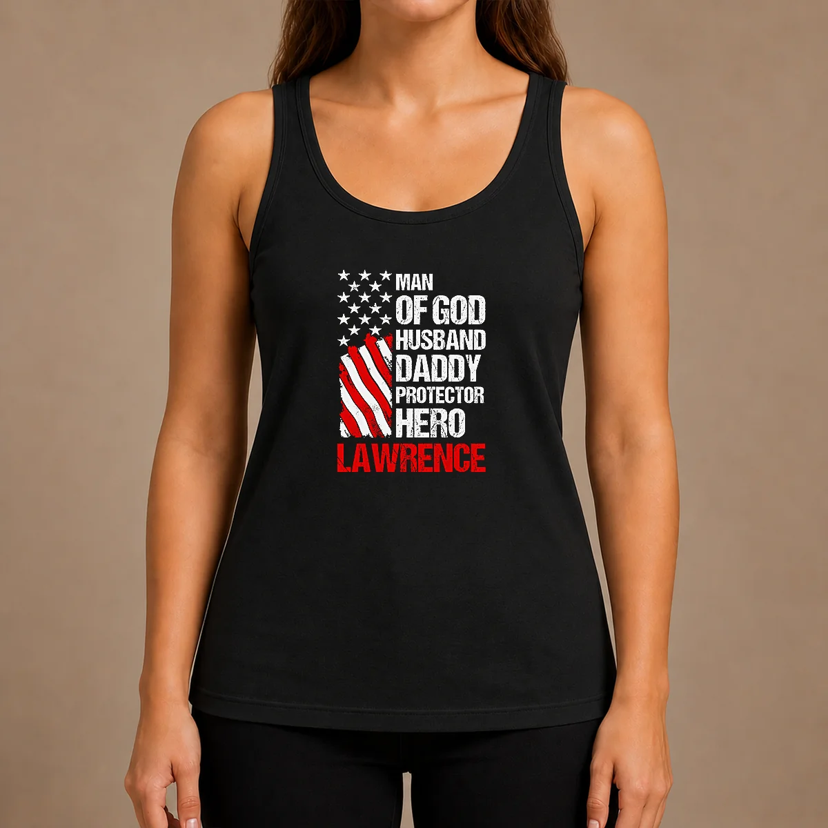 Nice Official Man Of God Husband Dad Protector Hero Tank Top