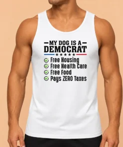 Nice Official My Dog Is A Democrat Free Housing Tank Top