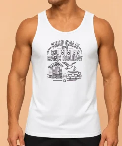 Nice Official Summer Bank Holiday Line Art UK Family Gatherings Tank Top
