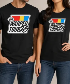 Nice Official Vans Warped Tour 25th Anniversary Logo Punk Rock