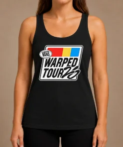 Nice Official Vans Warped Tour 25th Anniversary Logo Punk Rock Tank Top