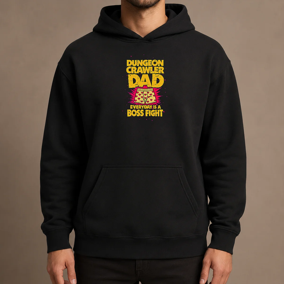 Nice Premium Dungeon Crawler Dad Hoodie