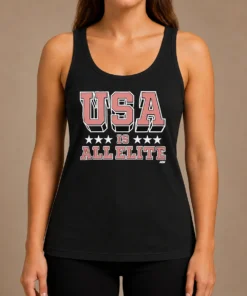 Nice Premium USA Is All Elite AEW Wrestling Promotional Logo Tank Top