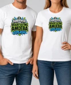 Nice Pretty Brain Eating Amoeba Survival Typography
