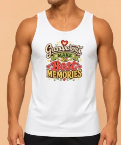 Nice Pretty Grandparents Day For Family Love Typography Tank Top