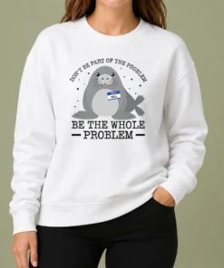 Nice Pretty Hello My Name Is Neil Funny Seal Character Sweater