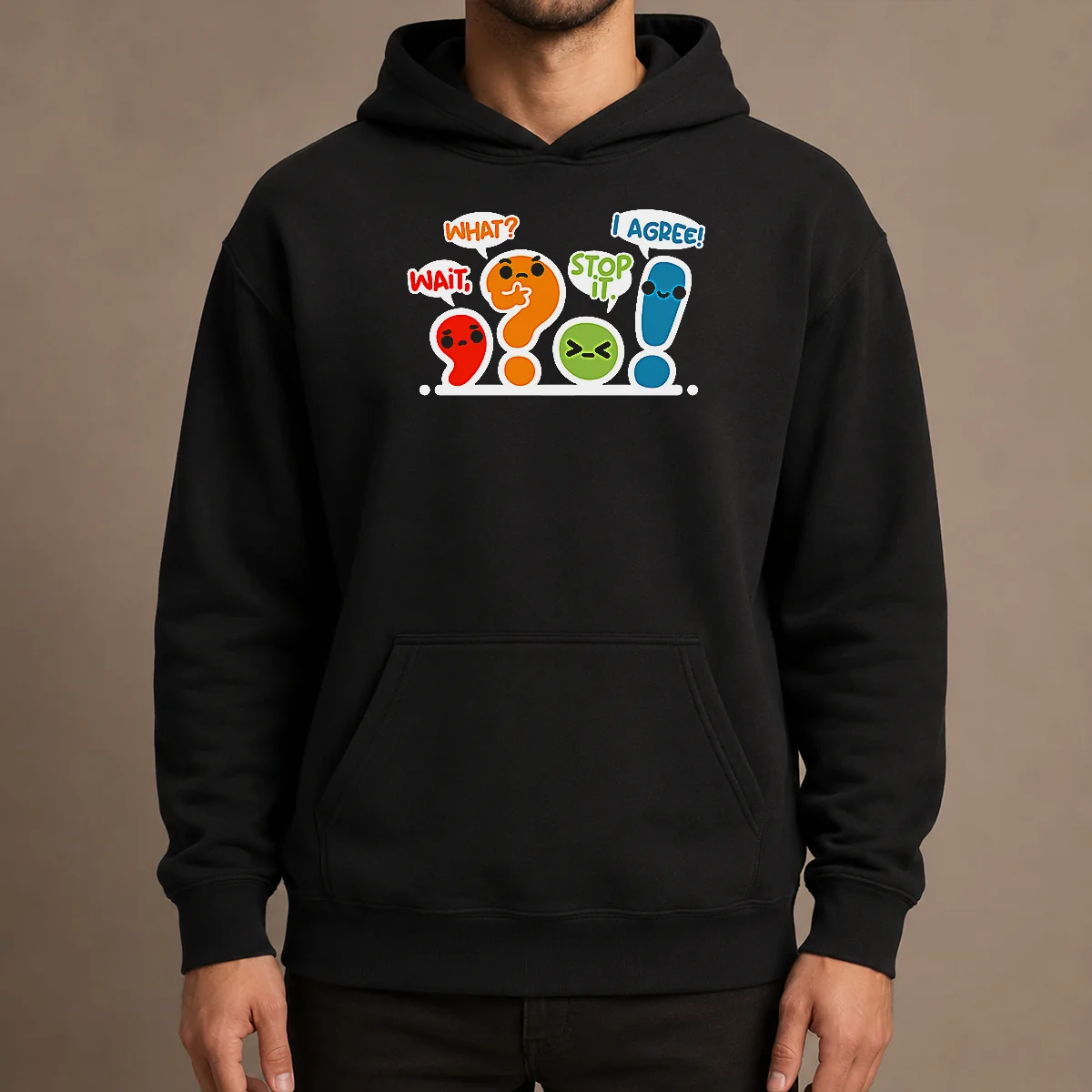 Nice Pretty Punctuation Squad Hoodie