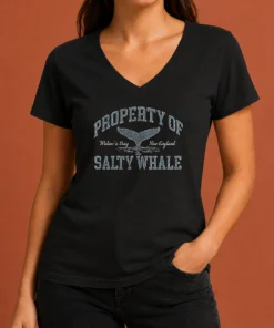 Nice Property Of The Salty Whale V-Neck Shirt