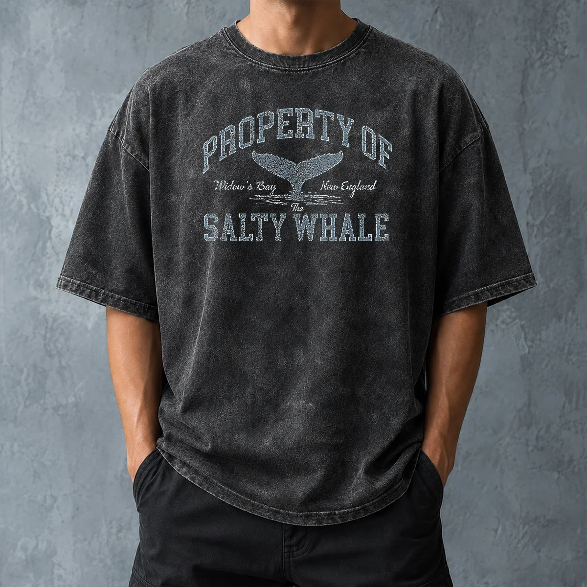 Nice Property Of The Salty Whale Washed T-Shirt