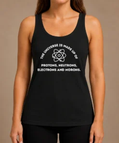 Nice The Universe Funny Science Geek Tank Top
