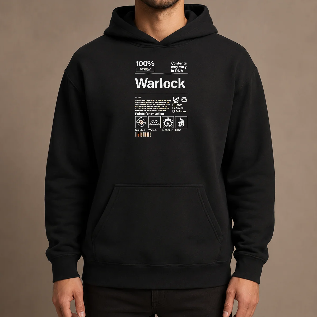 Nice Warlock Contents May Vary In DNA Hoodie