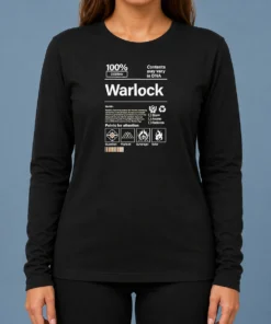 Nice Warlock Contents May Vary In DNA Long Sleeve Shirt
