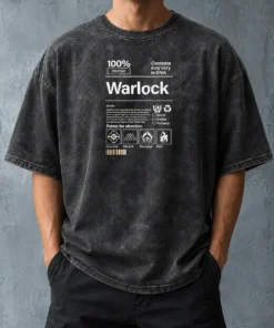Nice Warlock Contents May Vary In DNA Washed T-Shirt