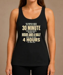 Nice You Should Always Say Yes To A Quick 30 Minute Drink With Friends Quote Tank Top