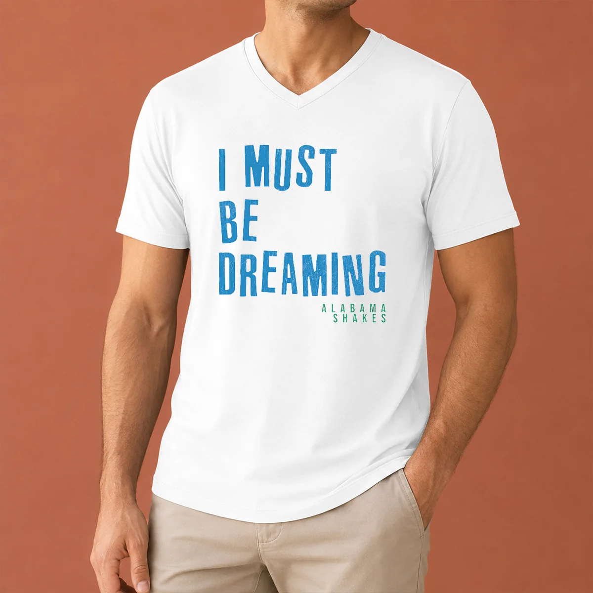 Official Alabama Shakes I Must Be V-Neck Shirt Official Alabama Shakes I Must Be V-Neck Shirt