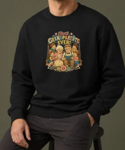 Official Best Grandparents Ever Vintage Sweater