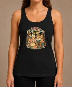 Official Best Grandparents Ever Vintage Tank Top