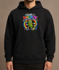 Official Coffs Rainbow Pickleball Team Fun Hoodie