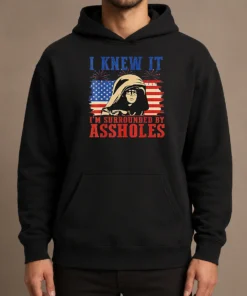 Official Dark Helmet I Knew It Im Surrounded By Assholes Spaceballs Hoodie