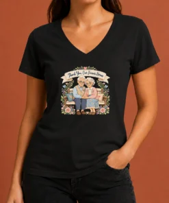 Official Grandparents Day Forever Heroes Vector V-Neck Shirt