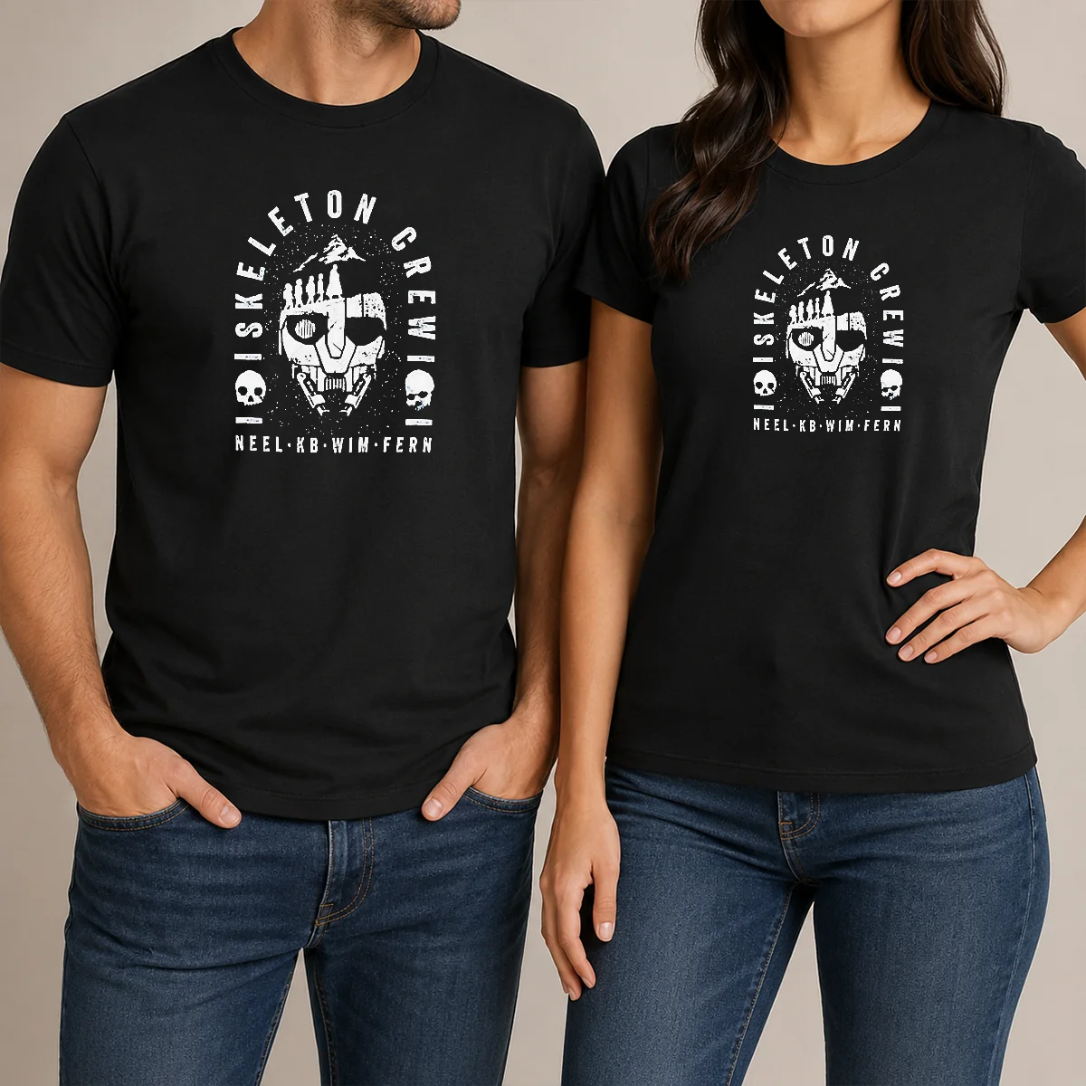 Official Neel KB Wim Fern Skeleton Shirt Official Neel KB Wim Fern Skeleton Shirt