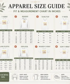 Size chart for Official Rocker Salvage Call Joe Albuquerque Vintage New Mexico with measurements in inches and cm