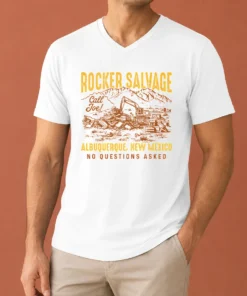 Official Rocker Salvage Call Joe Albuquerque Vintage New Mexico V-Neck Shirt