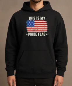 Official This Is My Pride Flag United States Of America Patriotic National Flag Hoodie