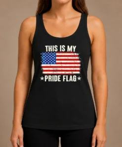 Official This Is My Pride Flag United States Of America Patriotic National Flag Tank Top