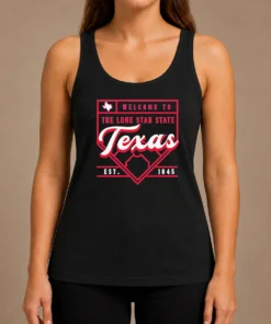 Official Welcome To The Lone Star State Texas Est 1845 Tank Top