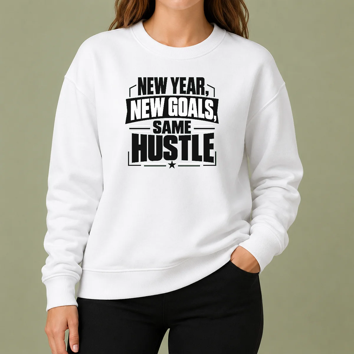Original Back To School Motivational Minimalist Students Sweater