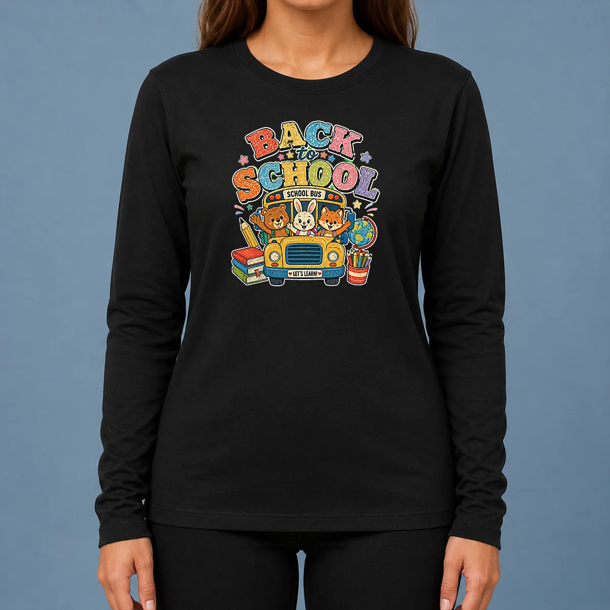 Original Back To School Vintage Long Sleeve Shirt