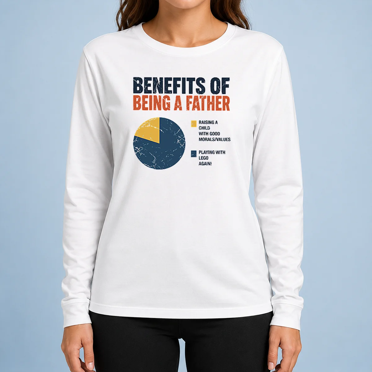 Original Benefits Of Being A Father Long Sleeve Shirt