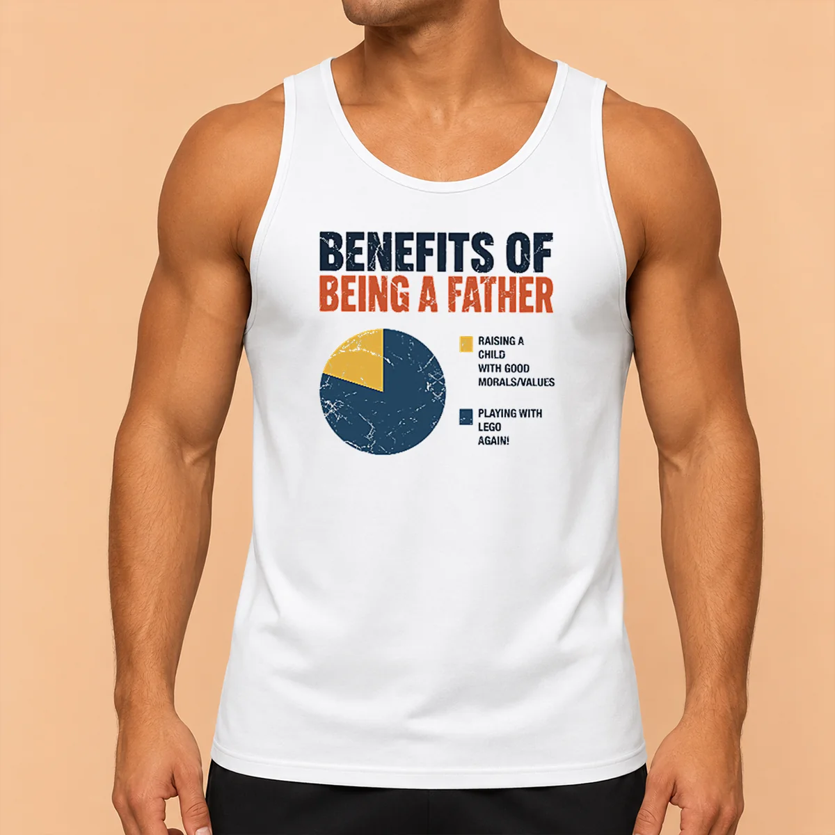 Original Benefits Of Being A Father Tank Top