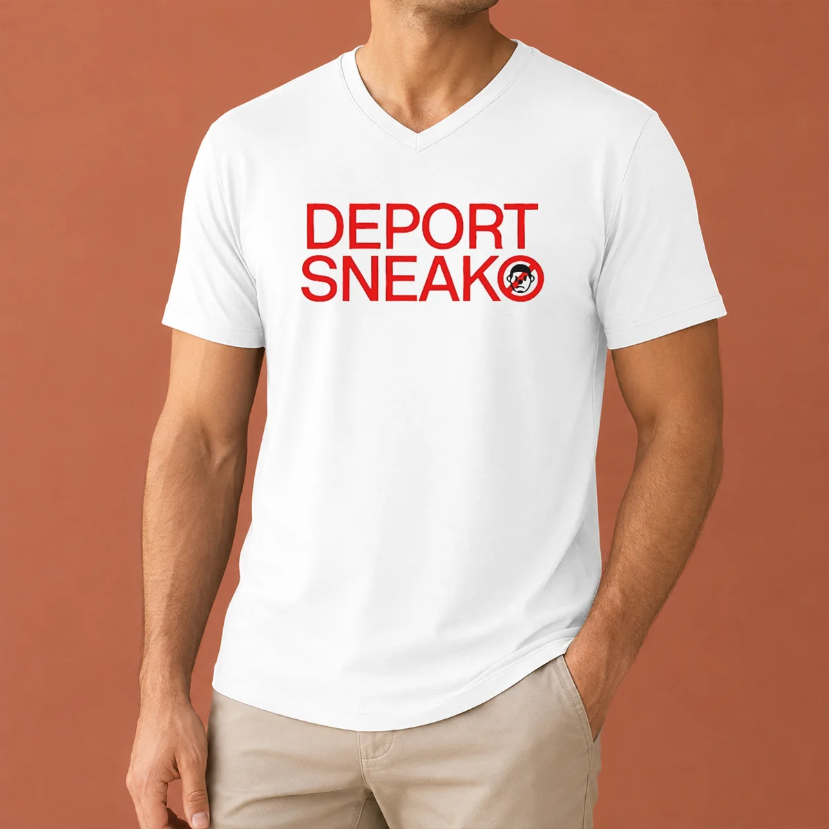 Original Deport Sneako V-Neck Shirt Original Deport Sneako V-Neck Shirt