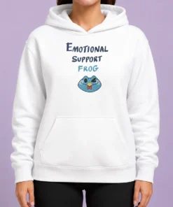 Original Emotional Support Frog Fizzarolli Hoodie