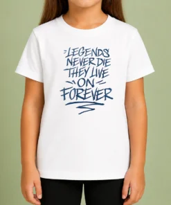 Original Legends Never Die They Live On Forever Kids T-Shirt