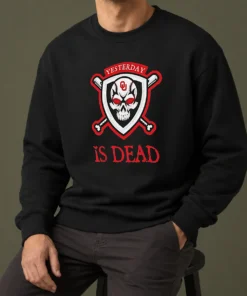 Original Officials Yesterday Is Dead Oklahoma Sooners Baseball Skull Sweater
