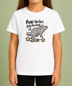 Original Rats Spelled Backward Is Star Kids T-Shirt