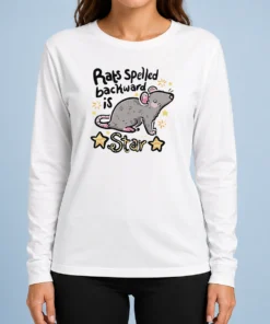 Original Rats Spelled Backward Is Star Long Sleeve Shirt