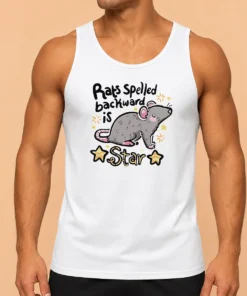 Original Rats Spelled Backward Is Star Tank Top
