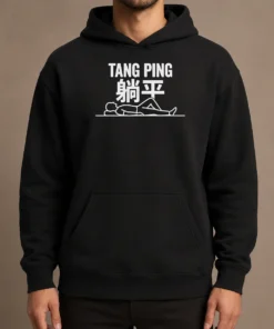 Original Tang Ping Lying Flat Anti Hustle Culture Hoodie