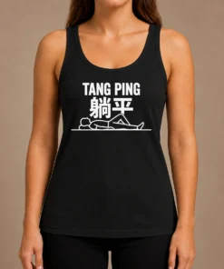 Original Tang Ping Lying Flat Anti Hustle Culture Tank Top