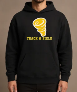 Original Tornado Track And Field Athletics Logo Hoodie