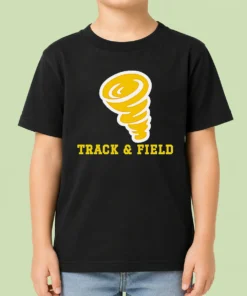 Original Tornado Track And Field Athletics Logo Kids T-Shirt